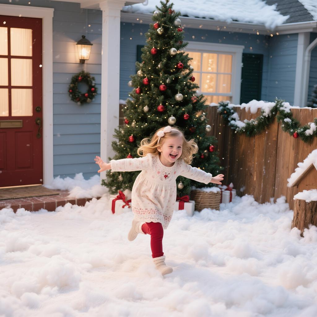 Artificial Snow Fluff for Christmas Tree Decoration Winter Indoor Home Decor Snow Effect Fluffy Fake Snow for Holiday Display and Craft Projects