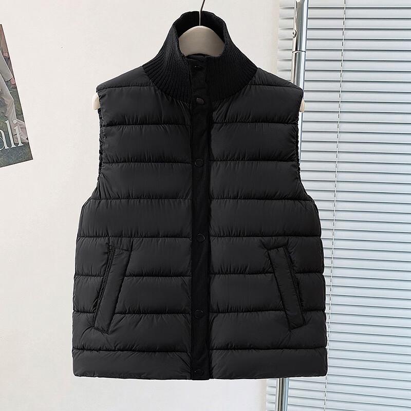 Women's Lapel Padded Sleeveless Vest