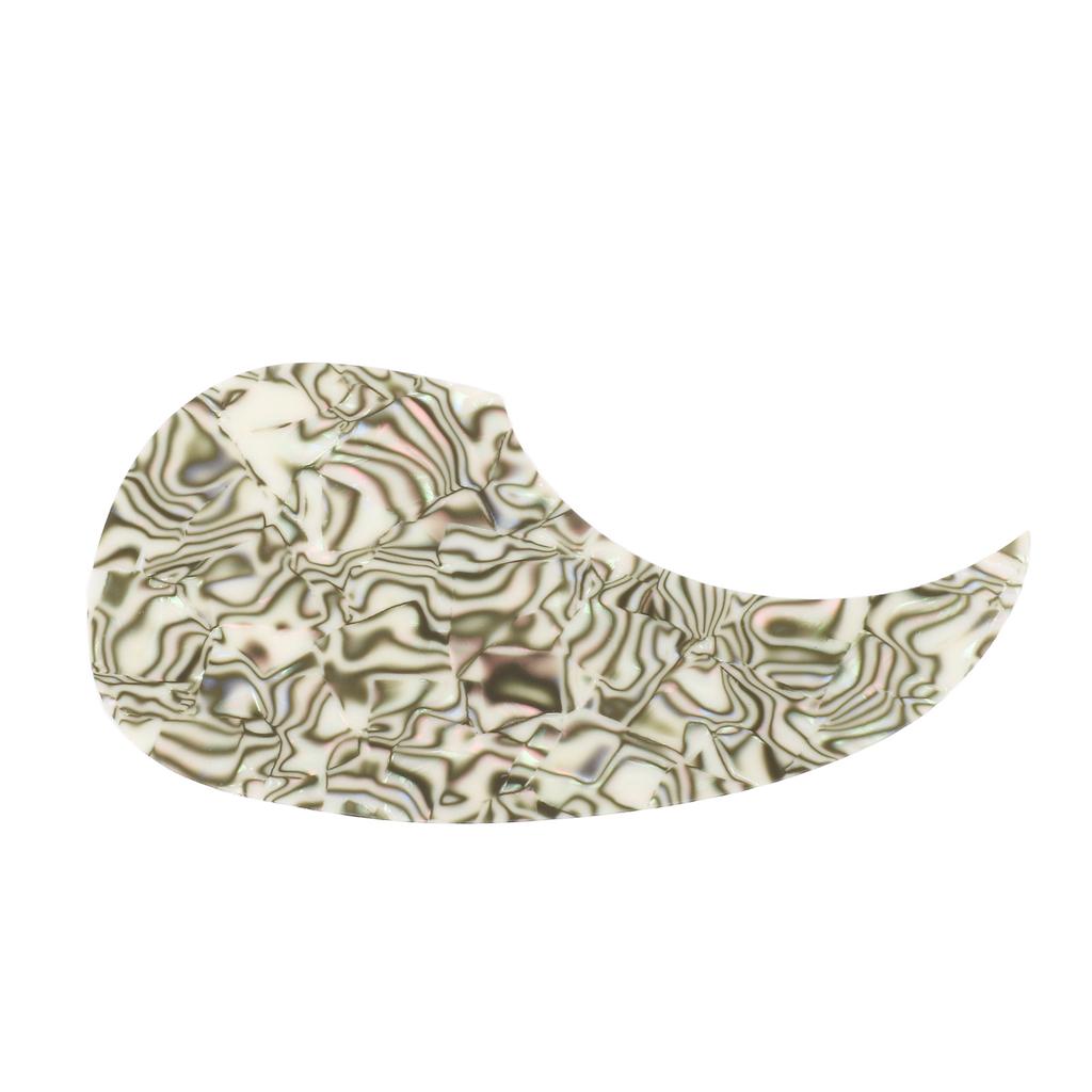 Guitar Pickguard Light Colored Shell Color Anti Scratch Decorative Acoustic Guitar Guard 128mm