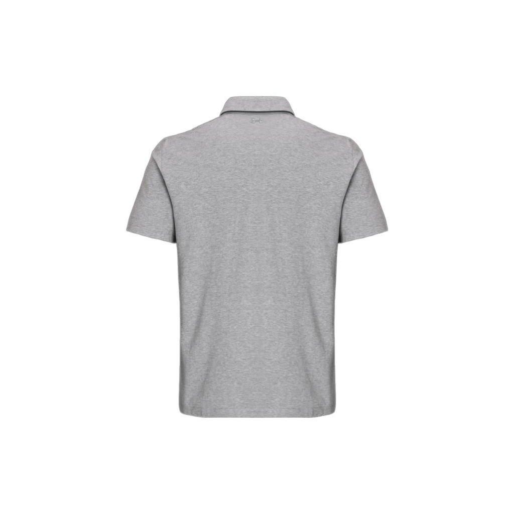 Under Armour Contrast Trim Casual Pullover Polo Shirt Men Tops Gray 1377363-011