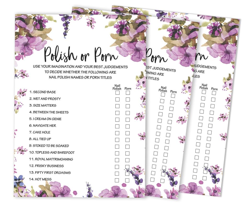 Inkdotpot CardsA  For Bridal Wedding Shower Bachelorette Party Bulk Blank Square Fill In Gift Ideas