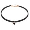 Pop Hollow Black Leather Velvet Choker Necklace Layer Jewelry Goth Necklace for Women Choker Collarbones Necklace