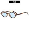Retro Oval Sunglasses Women Vintage Chic Sunglasses High-End Glasses Uv400 Sunglasses For Trendy Street Outdoor Travel