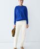 Masimodutti Wool Blend Fine Knit Sweater