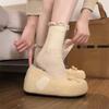 Retro kleiner Mann erhöhte Plateau Birkenstock Baumwollschuhe Winter Neu tragen warm Mary Jane Mao Mao Einzelschuhe