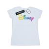 Disney Womens/Ladies Color Logo Cotton T-Shirt