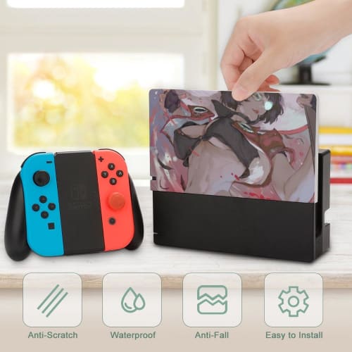 Guilty Gear Ina Switch Dock Cover, Switch Base Protective Shell, Stylish, Slim, Lightweight, Protective Case for Switch Dock, Console Storage, Easy In