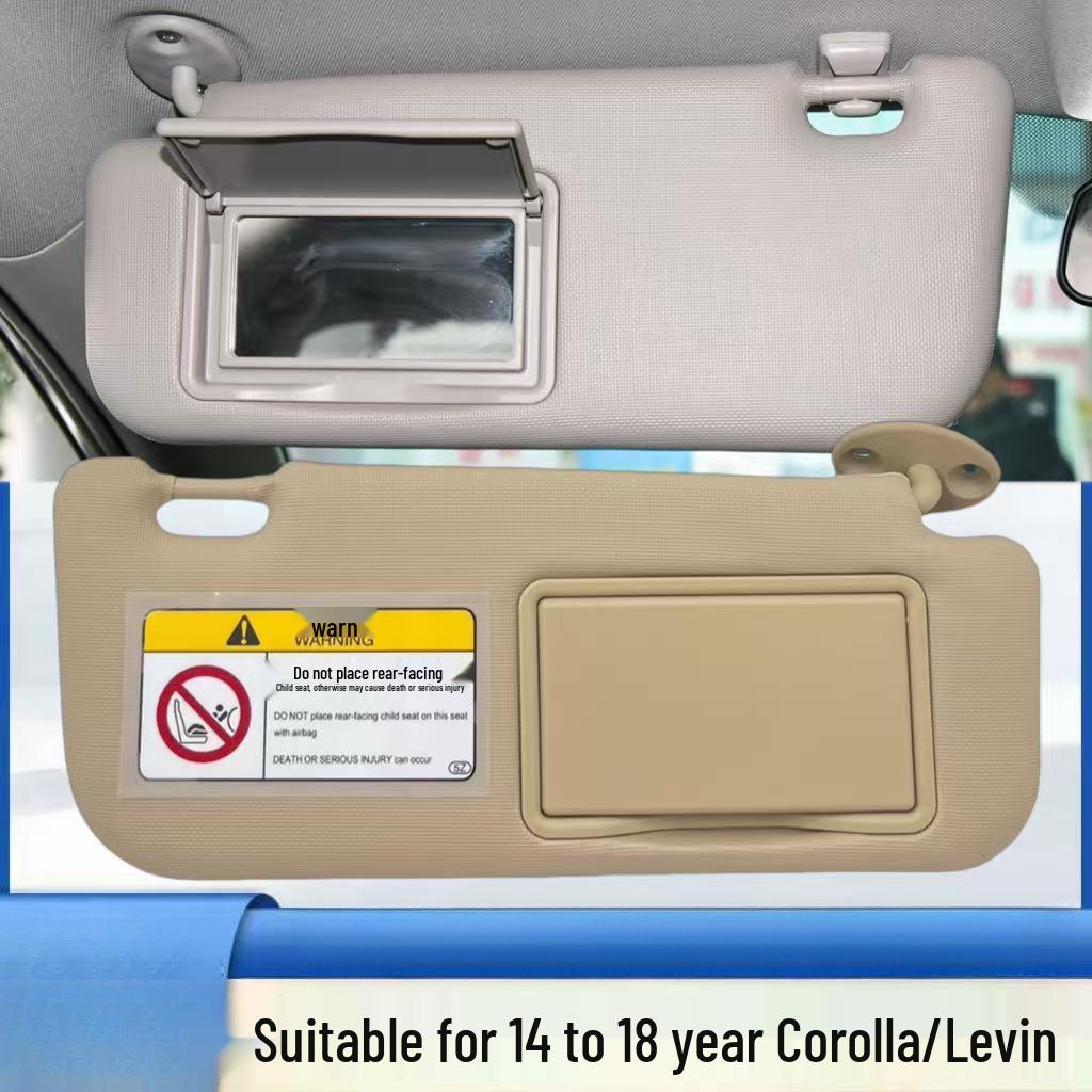 Toyota Corolla Levin 2014-2018 Sun Visor with Makeup Mirror and Sunshade