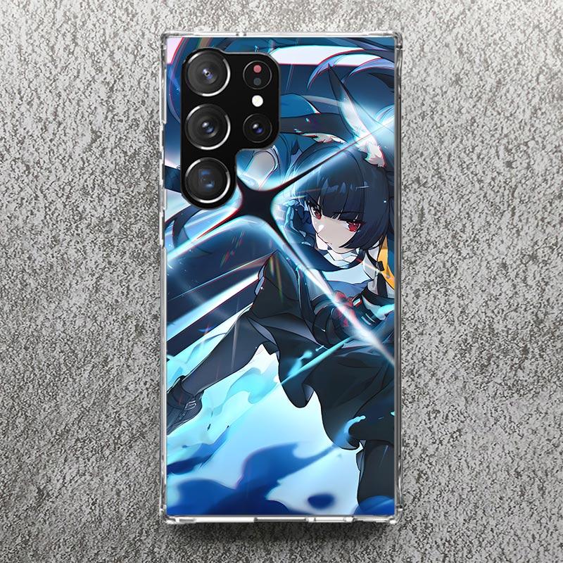 Hoshimi Miyabi Zenless Zone Zero ZZZ Print Soft Case for Samsung Galaxy S25 S24 S23 S22 Ultra S21 Plus S20 FE Phone Shell S10 +