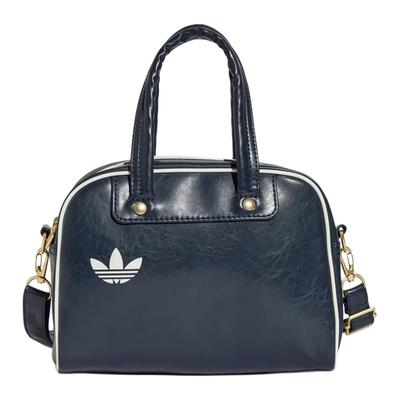 adidas Original Polyurethan Bowlingtasche, Umhängetasche, Handtasche Mini Unisex Blau JC8307