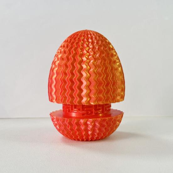 Uovo Labirinto Stampato in 3D Giocattolo Antistress Educativo Contenitore Scatola Portaoggetti Uovo Labirinto Giocattolo Fidget Decorazione Pasquale Casa Ufficio