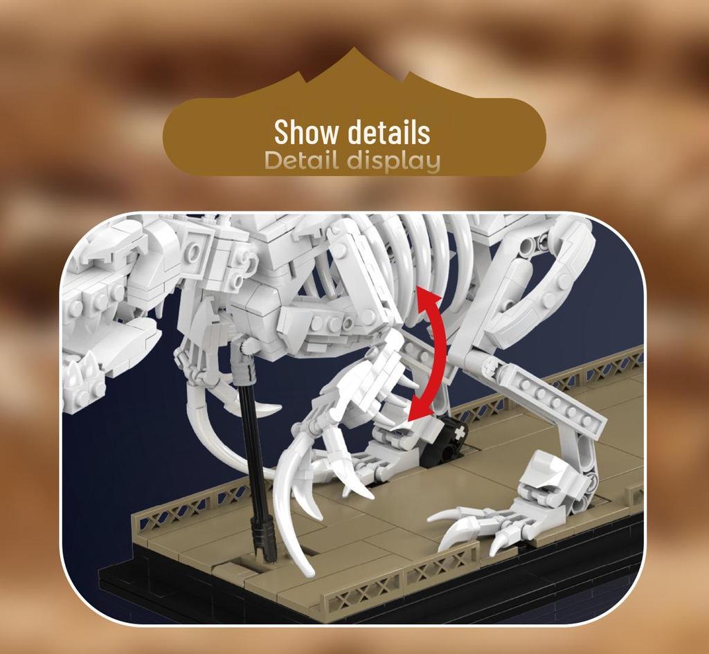 Yuxing King Dinosaur Fossil Model: Mosasaurus & Velociraptor Building Blocks for Kids.