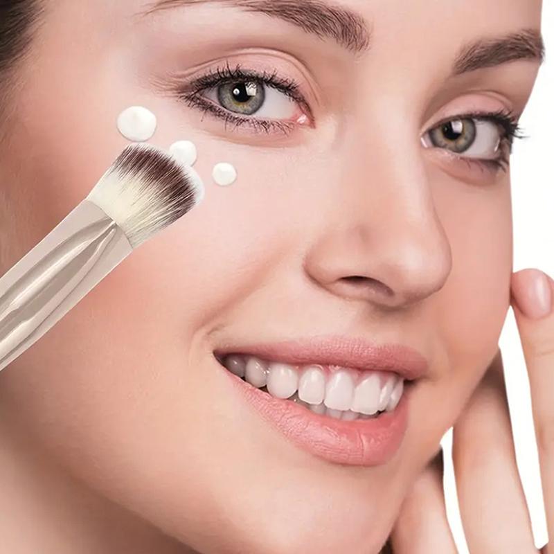 1/2/5Pcs Foundation Makeup Brush Double-Ended Flat/Angle Top Contour Brush For Beauty Blending Liquid Powder Concealer Cream