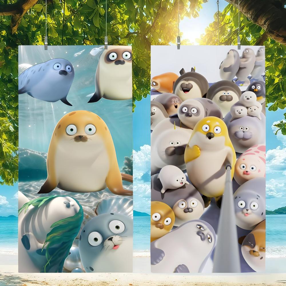 Jmg Household Supplies S-Sealook S Towel Microfiber Beach Towel, Quick-Dry, Sand-Free, Ultra-Fine Fiber, Super Soft.