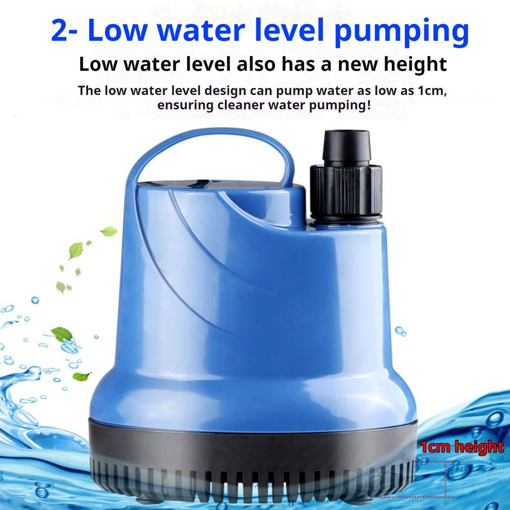 Multifunctional Submersible Pump Water Transfer Pump Self-Priming Pump for Motorhome Pond Aquarium
