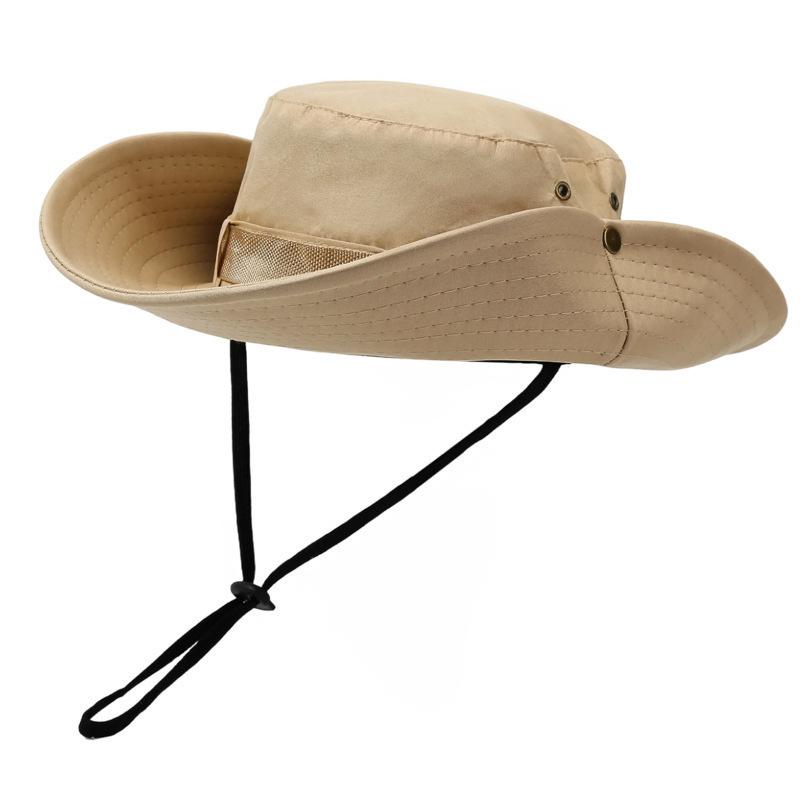 Sunscreen hat men's summer sun hat outdoor climbing sun new breathable bucket hat fishing hat women