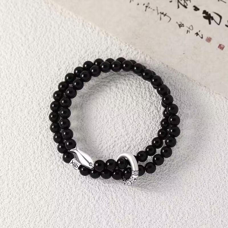 Koi Couple Alloy Bracelet: Love Token, Perfect for 520, Valentine's Day, or Birthday Gift - 2025 Trendy Niche Design