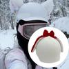 Rabbit Ear Ski Helmet Cover Snowboard Decorative Funny Cute Warm Snowboarding Skiing