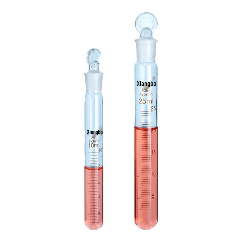 Xiangbo Graduated Glass Test Tube with Stopper 1 pc