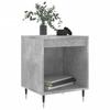Nightstand Concrete Gray 40 X 35 X 50 Cm Particleboard