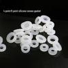High-Temp Resistant Silicone Convex Washer for 4/6-Point Shower Hose with Mid-Convex Gasket