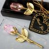 1PC Crystal Rose Handicrafts, European Creative Wedding Gifts