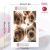 Yorkshire Terrier Pattern  3pcs 100% Round Full Drill 5D DIY Diamond Painting Embroidery Cross Stitch Rhinestone Décor