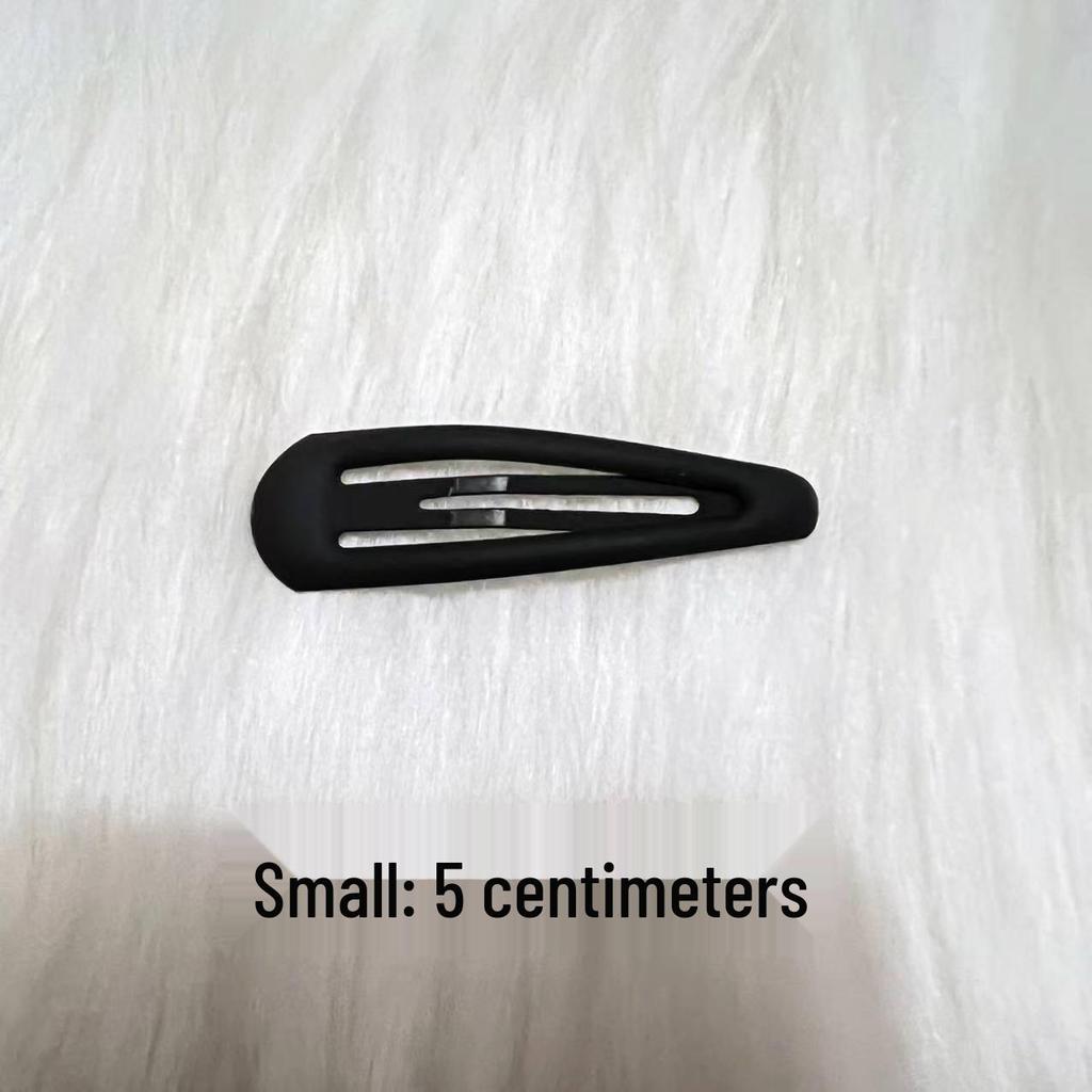 Korejské matné černé sponky do vlasů pro ženy - ofina, postranní a ozdobné sponky