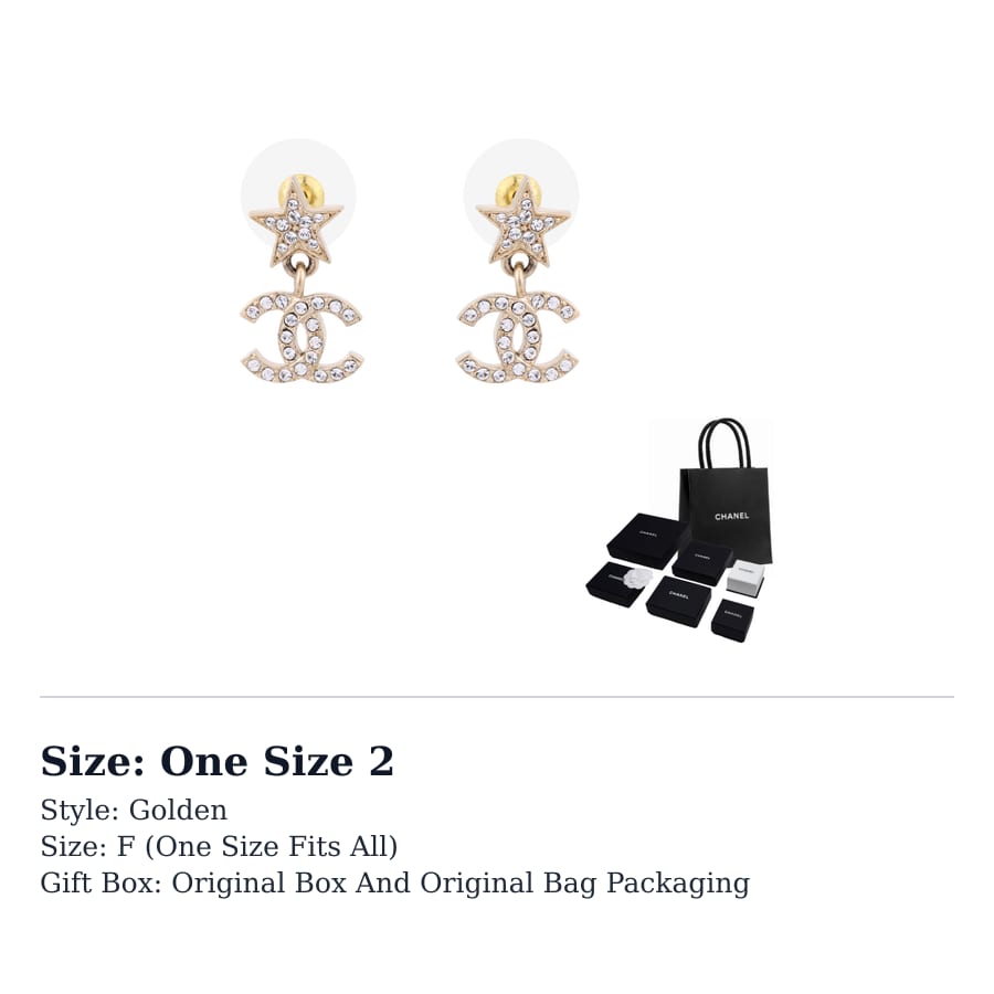 CHANEL Metal, Crystal, Semi Precious Stone Earrings Women's Gold ABB278-B13552-NQ106