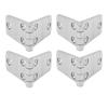 4pcs Marine Door Hinge 102 X 38mm Rustproof Stainless Steel Boat Hatch Hinge for Yachets