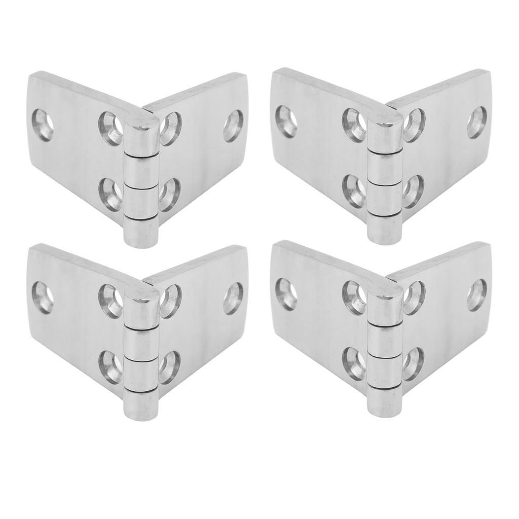 4pcs Marine Door Hinge 102 X 38mm Rustproof Stainless Steel Boat Hatch Hinge for Yachets
