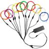 10M/5M/3M/1M Glow EL Wire Cable LED Neon Christmas Dance Party DIY Costumes Clothing Luminous Car Light Decoration Clothes Ball Neon Lights 4