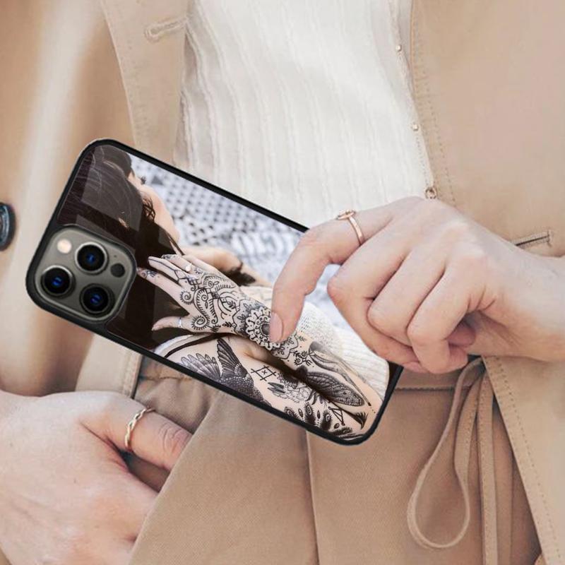 Sexy Sleeve Tattoo Girl Magnetic Phone Case For APPLE iPhone 17 Air 16 14 13 12 Pro Max 15 Plus Wireless Charge MagSafe Cover