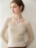 Women's 100% Pure Cashmere U-neck Slim-fit Base Layer Sweater - New Autumn/Winter Pullover Knitwear