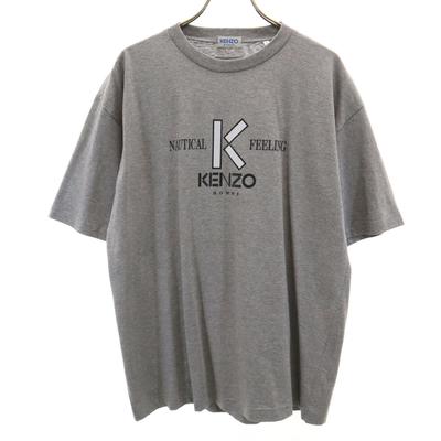 KENZO HOMME 90er Jahre Hergestellt in Japan Altes Kurzarm-T-Shirt M grau Herren Gebraucht