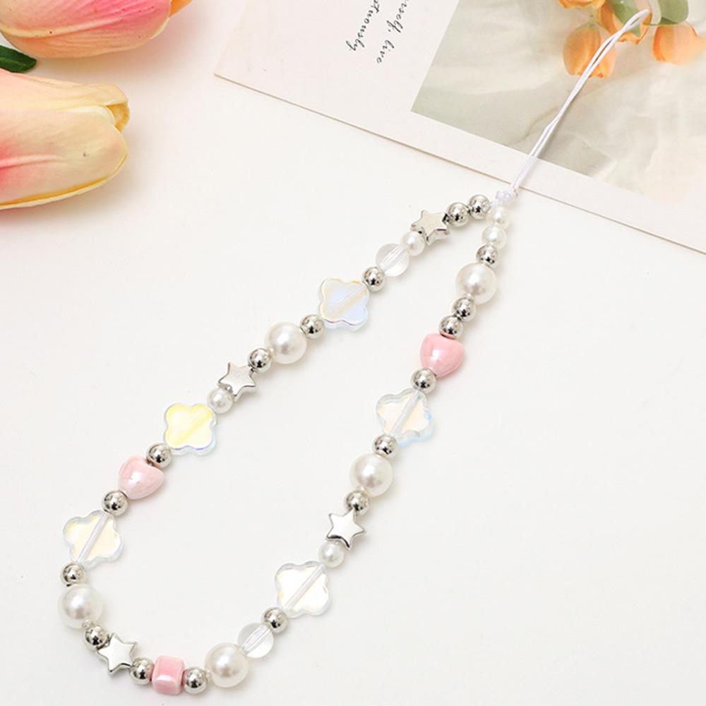 Phone Charms Beaded Phone Strap Cell Phone Wrist Strap Pendants Decor