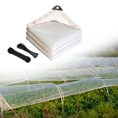 Koruyucu Tarp Kapak Şeffaf Poli Branda Gölgelik Çadır Rüzgar Geçirmez Çok Amaçlı Su Geçirmez