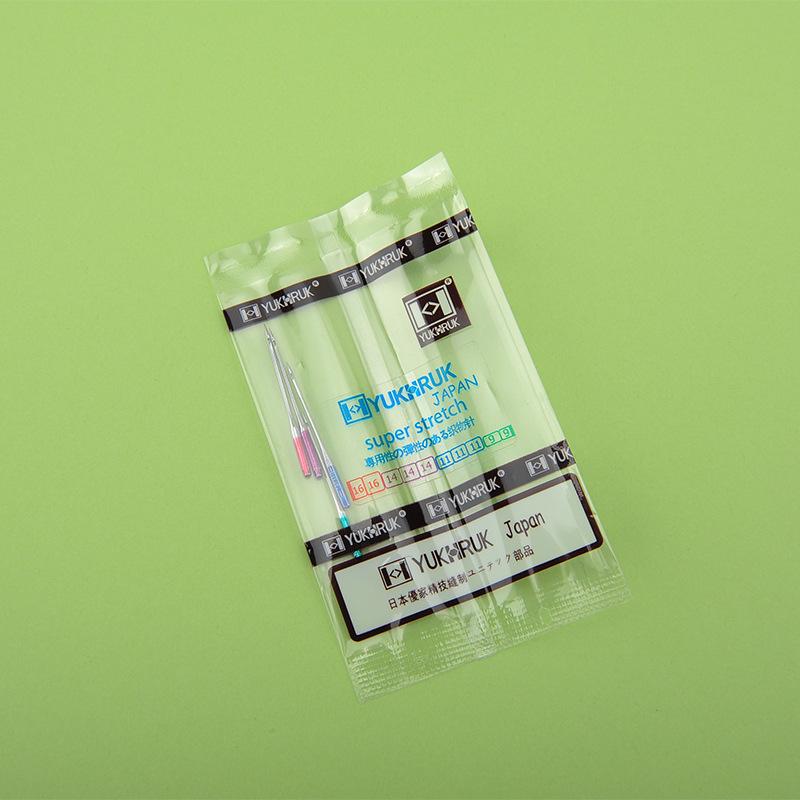 

Игла для швейной машины Игла против пропусков Многофункциональная Домашняя Эластичная ткань Мини Бабочка Игла для машины против пропусков 9-16 фиолетовый/синий