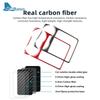 Real Soft Carbon Fiber Sticker For Seat Leon 2017 2018  LHD RHD Car Water Cup Holder Panel Trim Interior Accessories