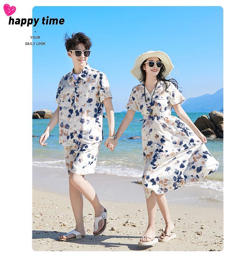 New Spring/Summer Bohemian Beach Dress for Parent-Child Seaside Vacation Photos
