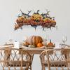 Fun-g16 Halloween Broken Wall Pumpkin Bedroom Living Room Wall Decoration Wall Stickers Self-adhesive