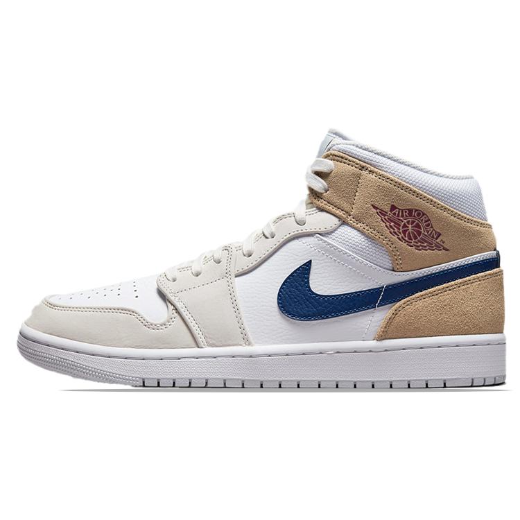 Jordan 1 Mid Замша бежевая DO6726-100 42