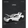 1/22 Dodge Challenger SRT Hellcat Alloy Musle Car Model Diecasts Metal Sports Car Vehicles Model Sound Light Childrens Toy Gift