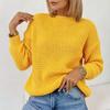 European American Fashion New Hollow-out Hole Knitted Pullover, Simple Comfortable Spring Autumn Fashion Top