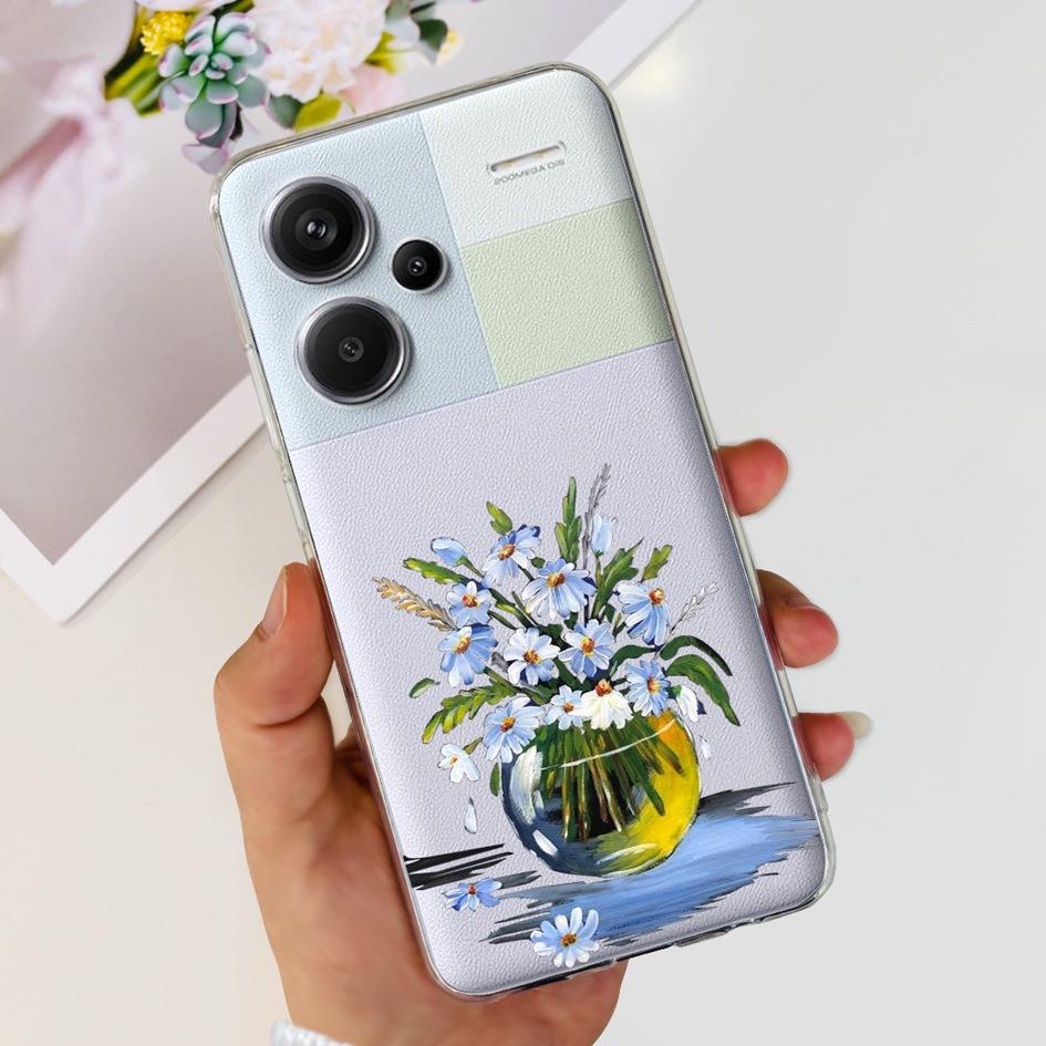For Xiaomi Redmi Note 13 5G Case Luxury Marble Transparent Phone Cover For Redmi Note 13 Pro Plus Funda on Note 13 Pro 5G Bumper