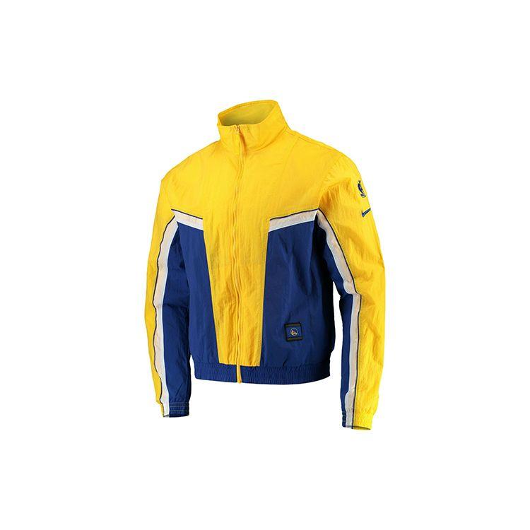 Nike Sportswear Men s Woven Track Jacket Yellow/Blue CJ7146-495 S