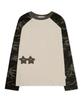 FUZZY SCAN Hold Hands Star Camo Raglan Long Sleeve 2 Colors