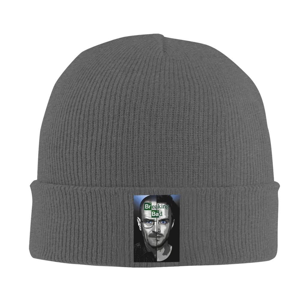 Breaking Bad Beanie Hats  Bonnet Hats Female Male Street Y2K Kpop Knit Hat Spring Pattern Warm Soft Caps