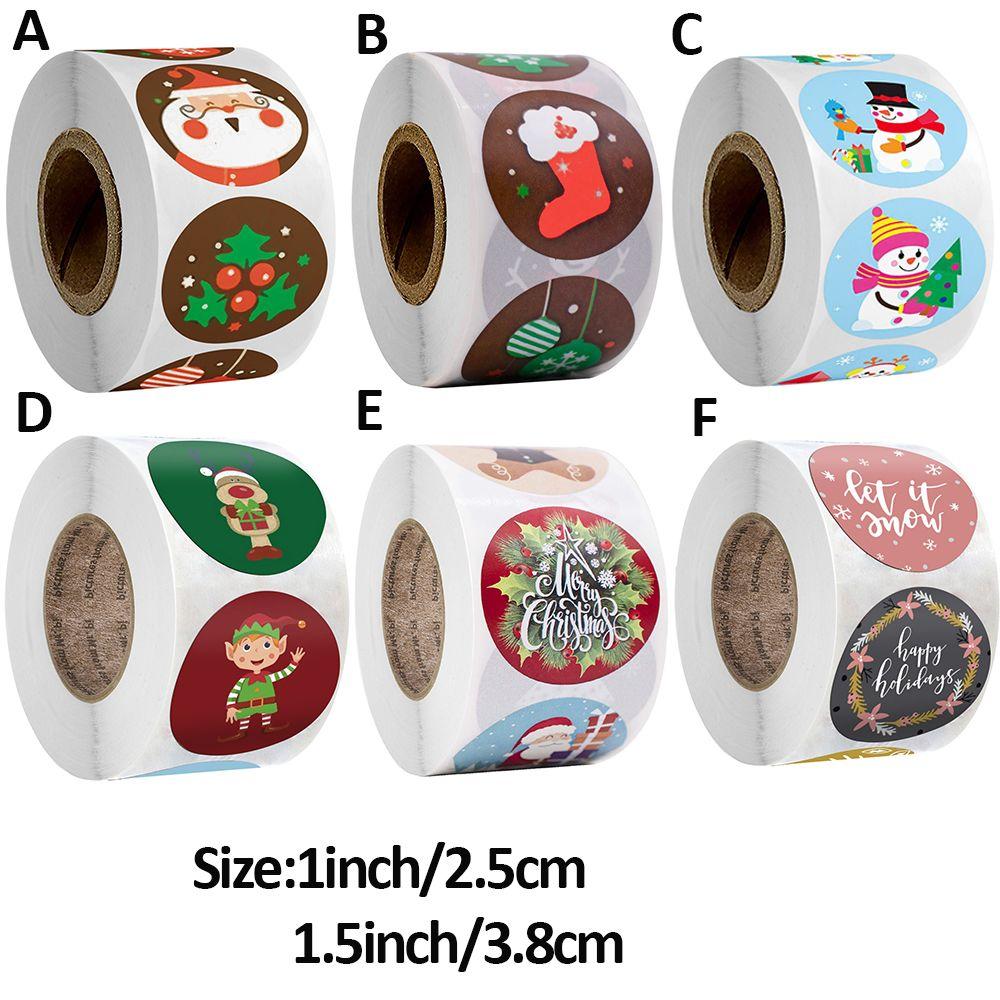 Stickers Envelope Packaging Baking Sign Seal Sticker Adhesive Label Sticky Note Christmas Stickers