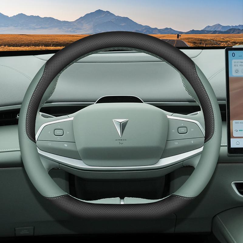 Leather Car Steering Wheel Cover for Changan Deepal G318 S07 S05 S7 S09 Sl03 2024 2025 2026 Accessories